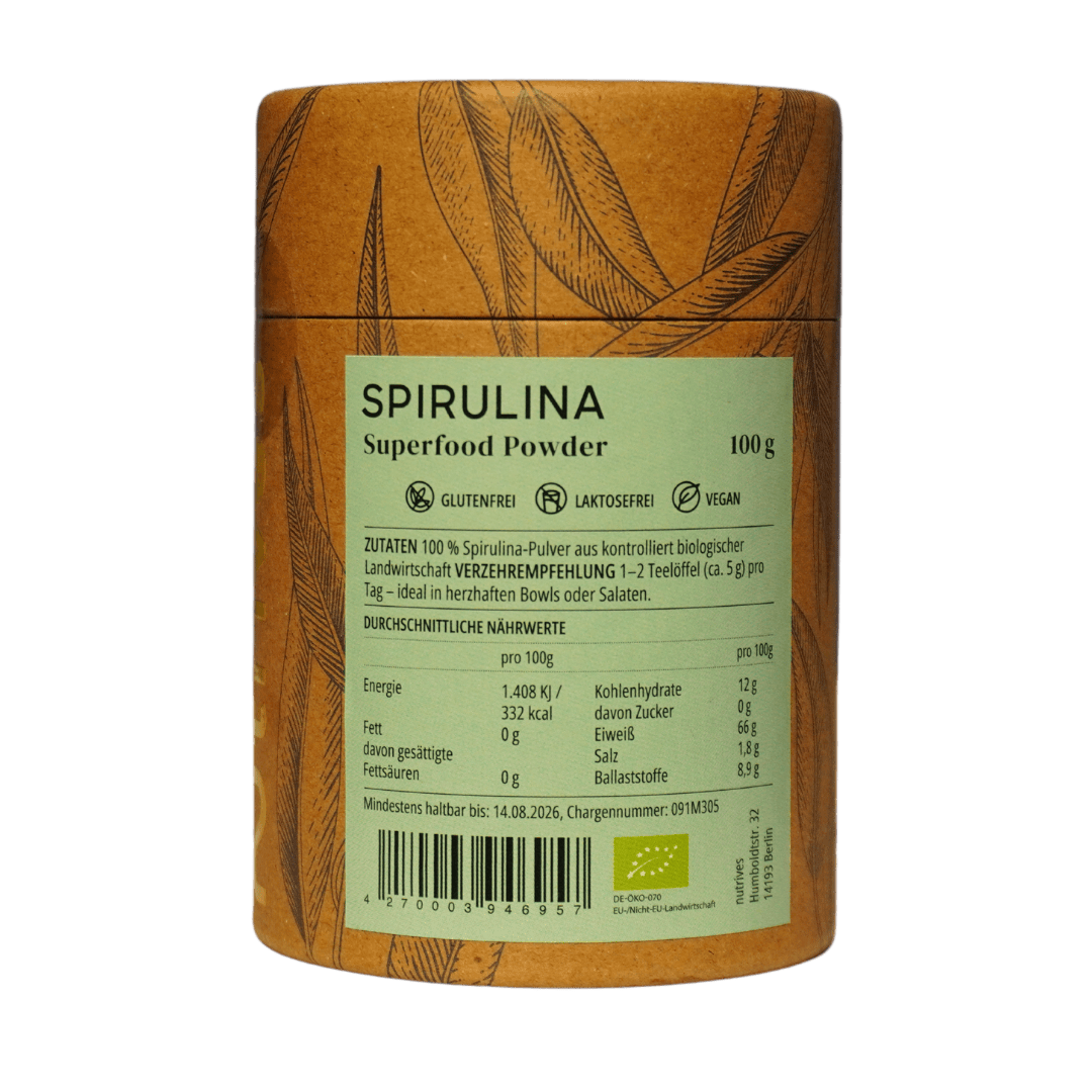Bio Spirulina Pulver | 100g